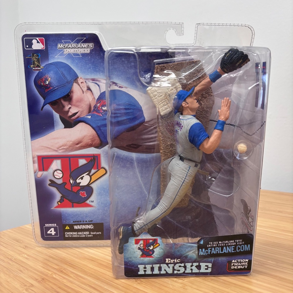 McFarlane Toys Action Figure Blue Jays Eric Hinske MLB Series 4